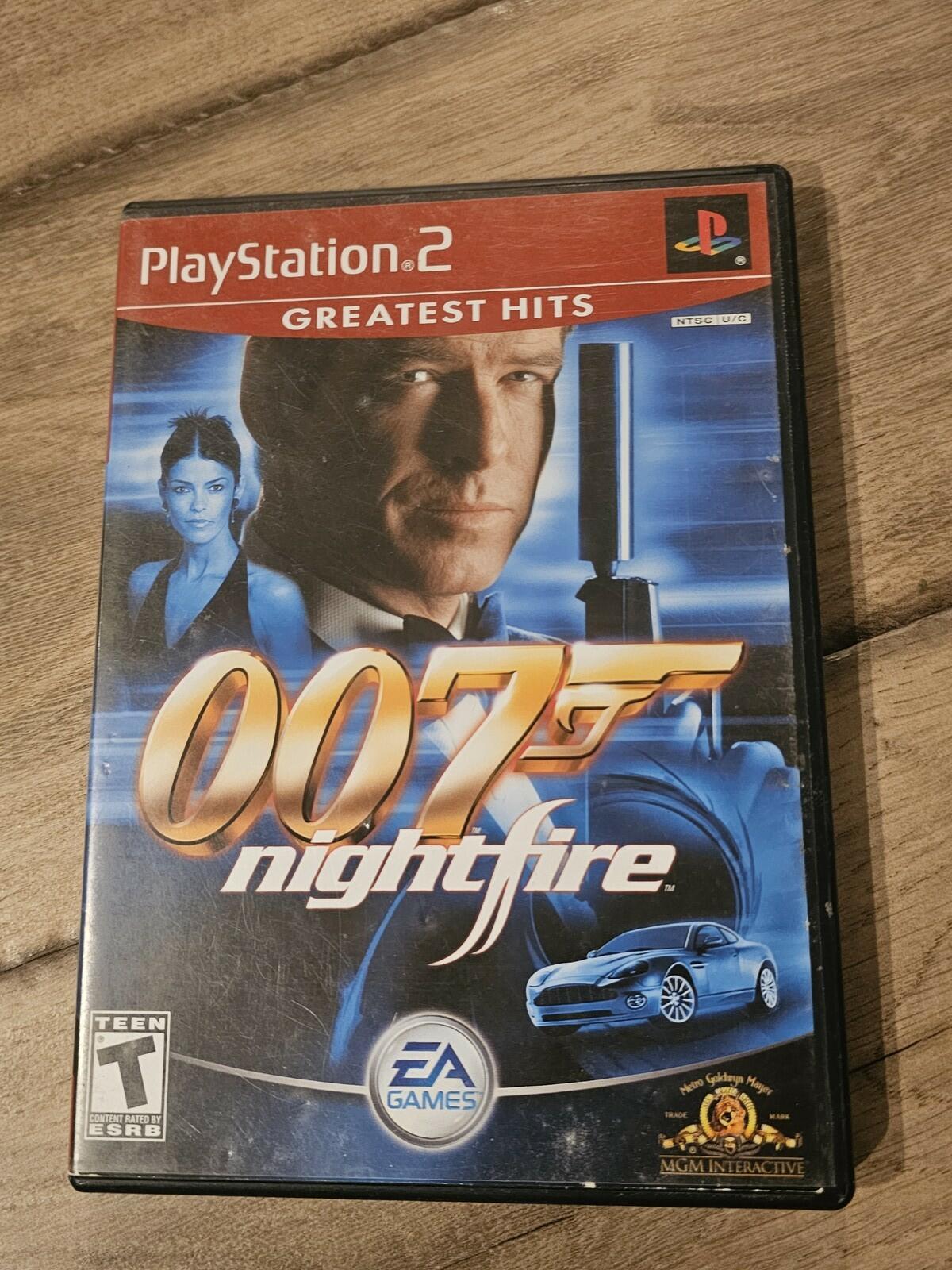 007 Nightfire: Greatest Hits (Sony Playstation 2 PS2, 2001) CIB COMPLETE