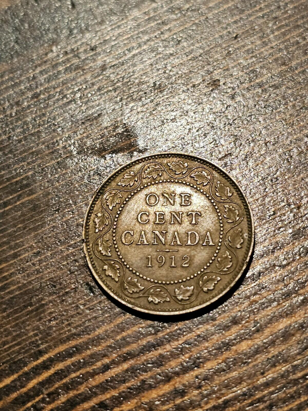 1912 Canada Large Cent Penny Coin