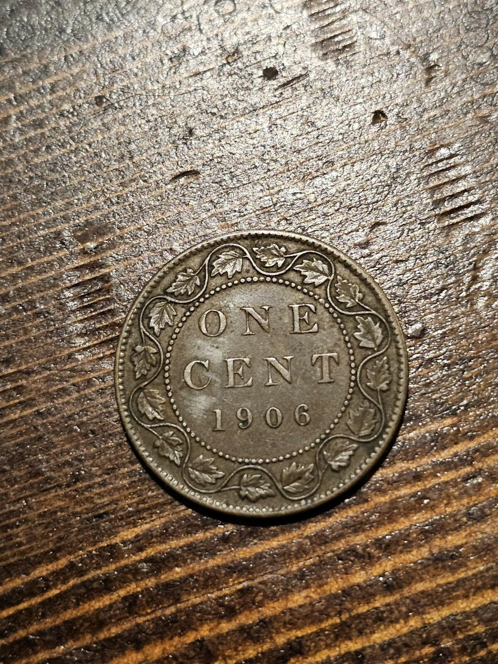 1906 Canada Large Cent Penny King Edward VII