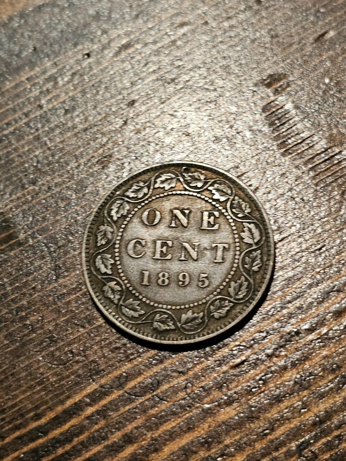 1895 Canada Large Cent Queen Victoria