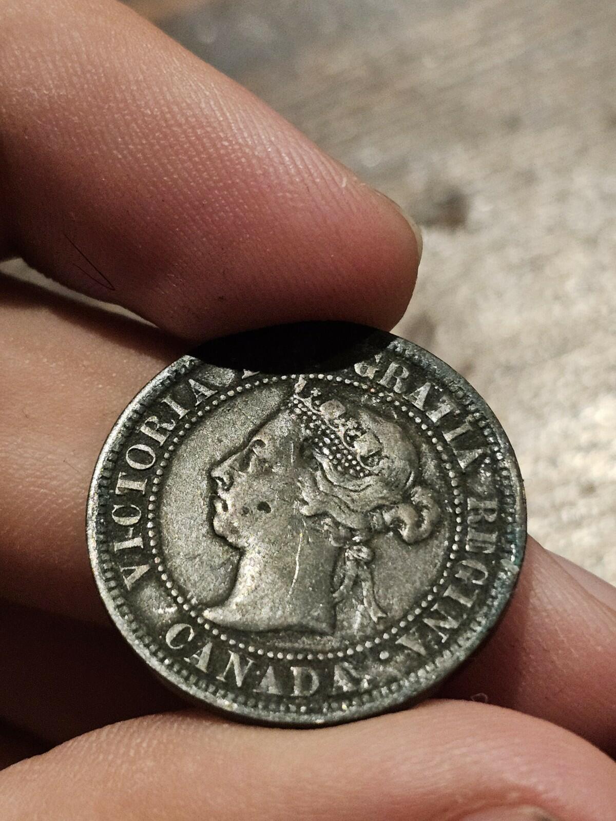 1892 Canada Large Cent Penny Coin