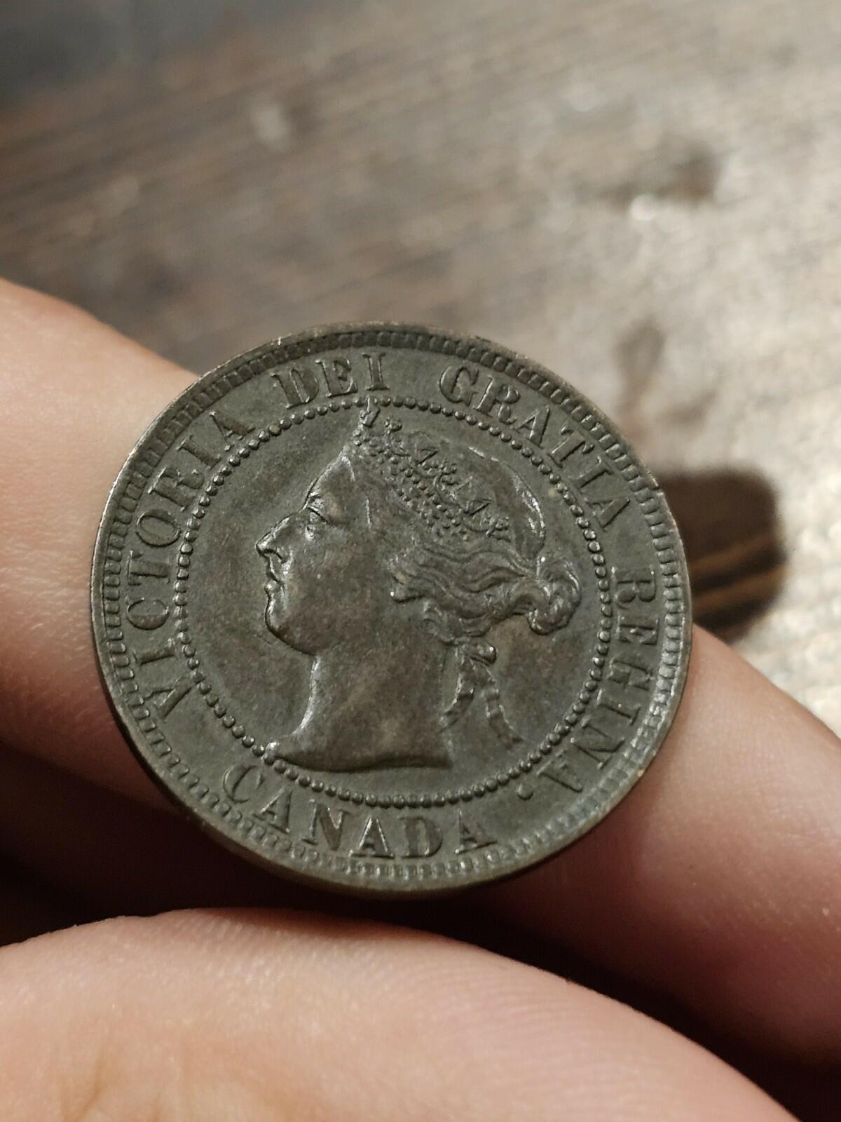 1897 Canada Large Cent Penny Queen Victoria