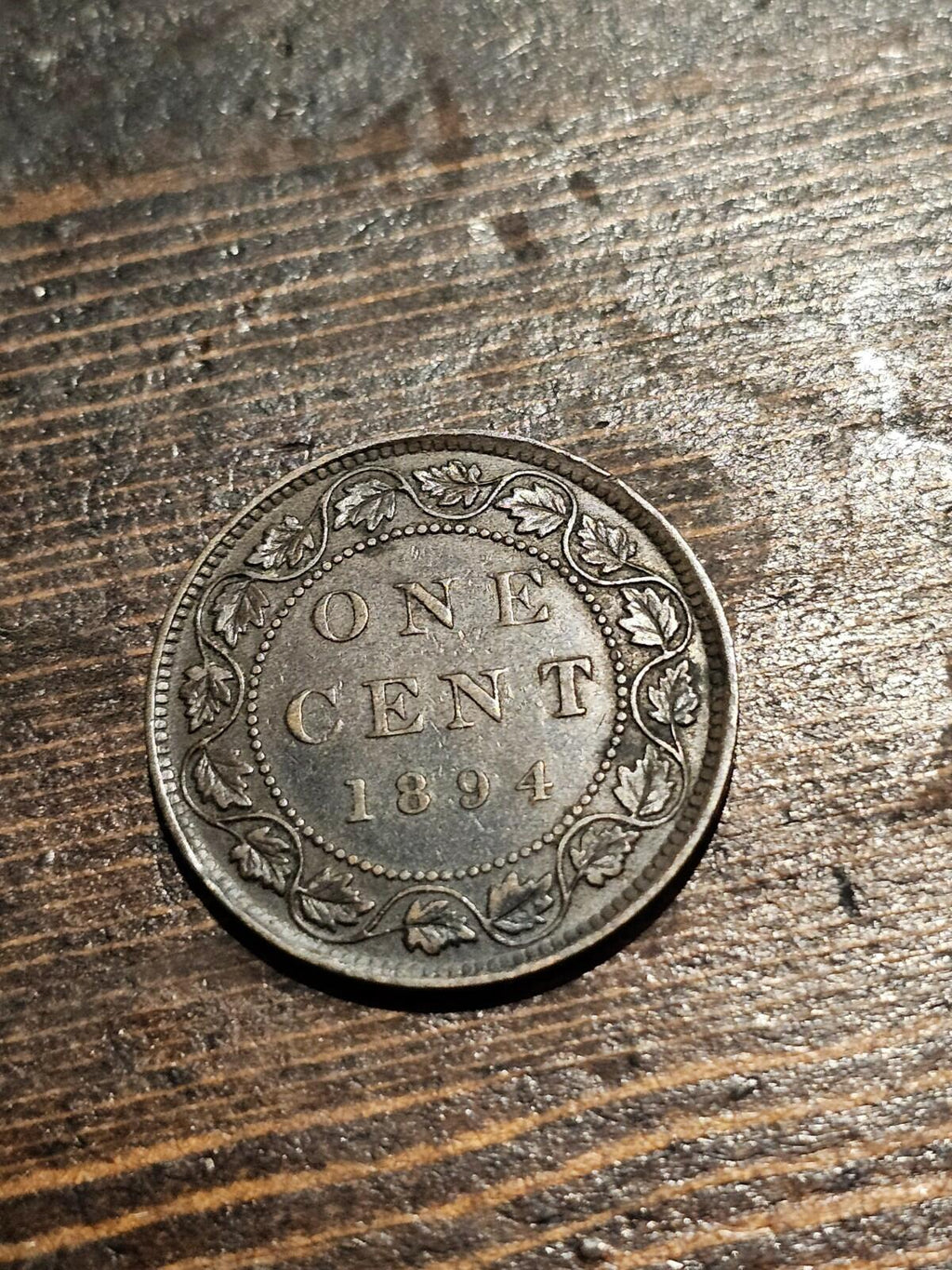 1894 Canada Large Cent Penny