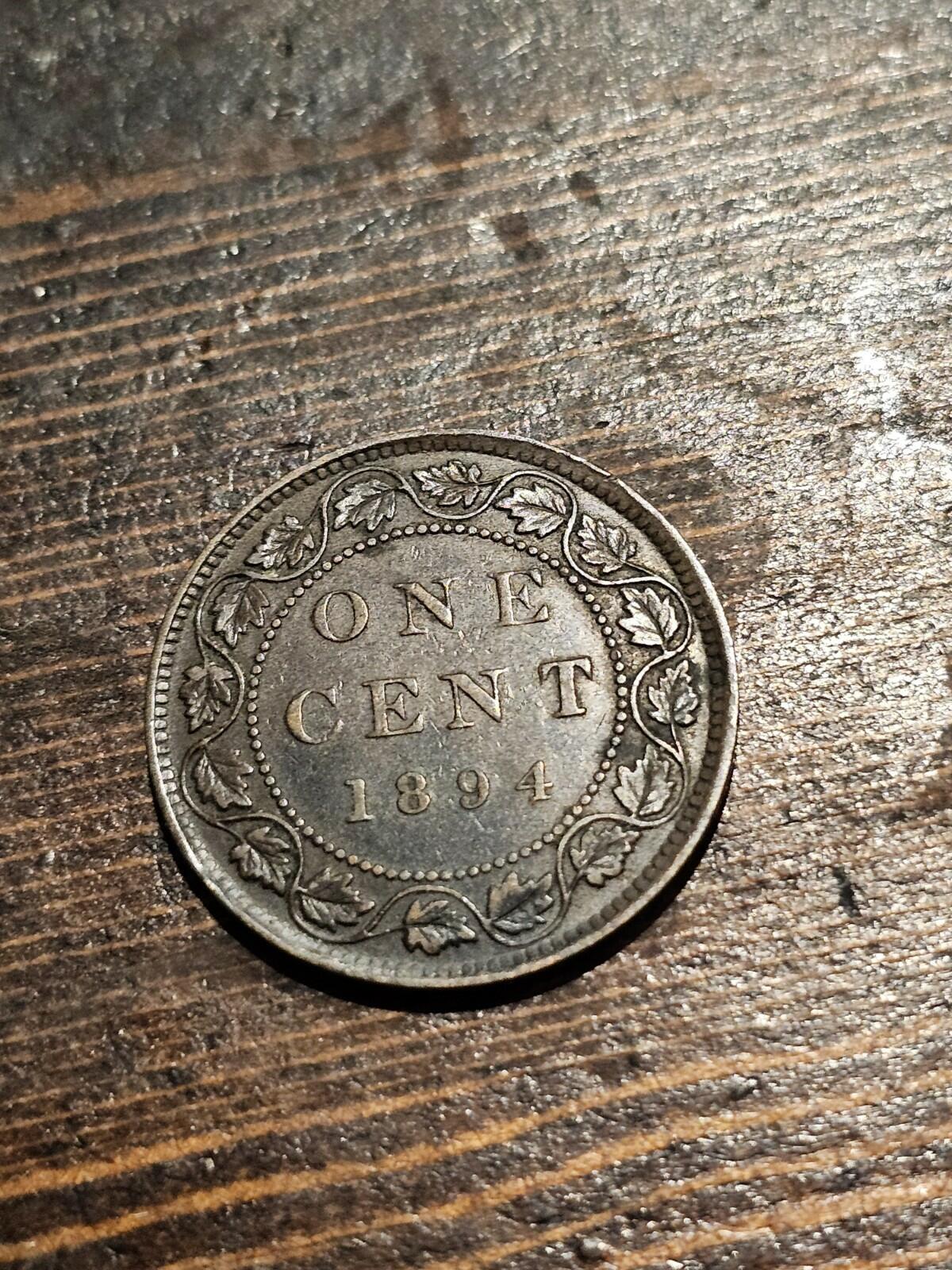 1894 Canada Large Cent Penny