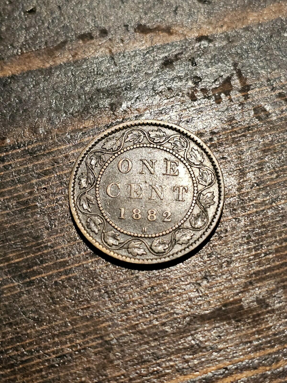 1882 H Canada Large Cent Queen Victoria
