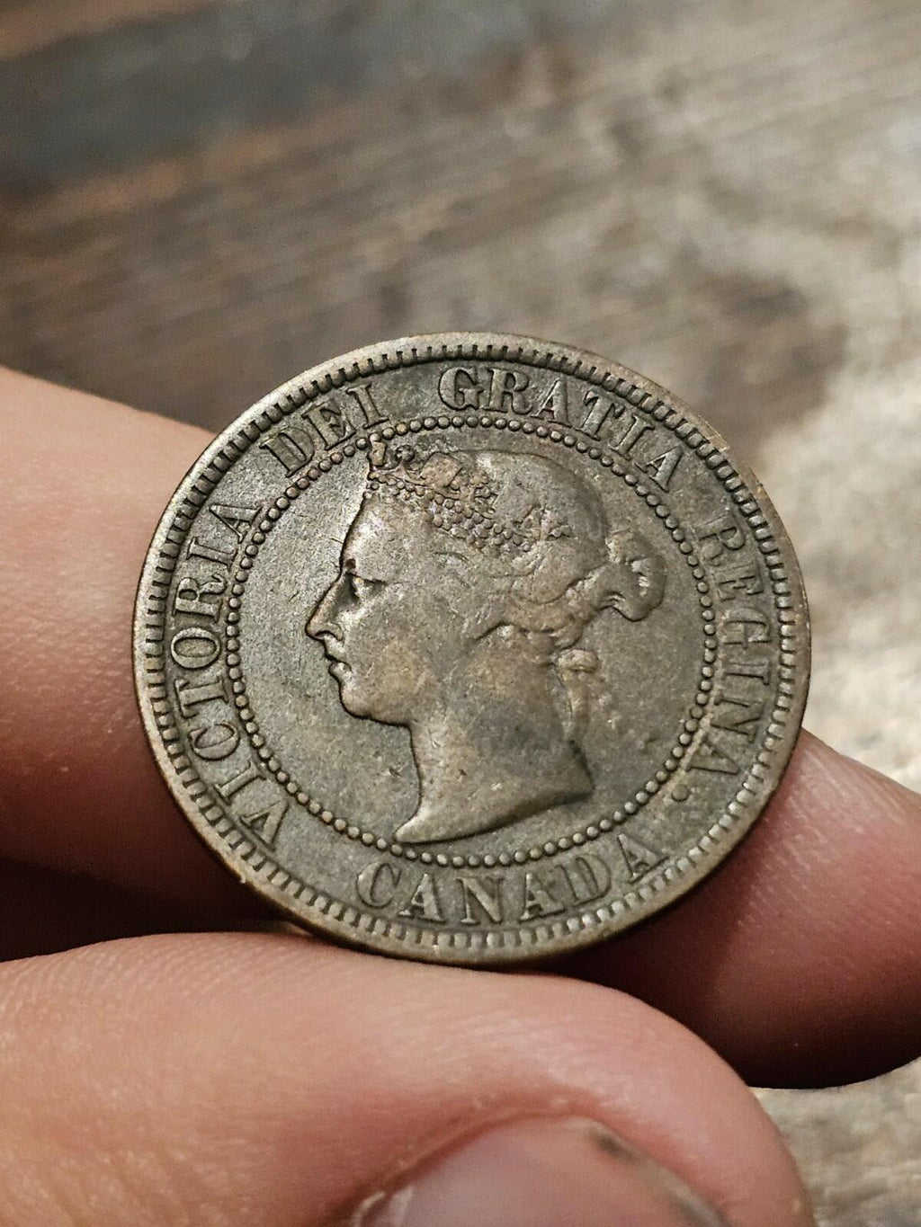 1882 H Canada Large Cent Queen Victoria