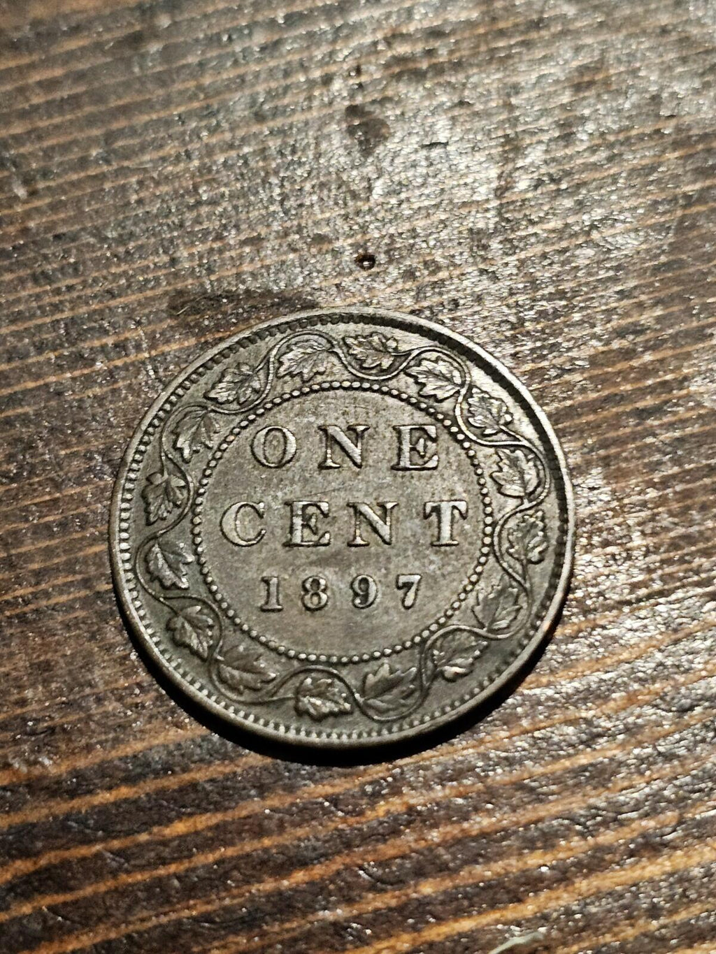 1897 Canada Large Cent Penny Queen Victoria
