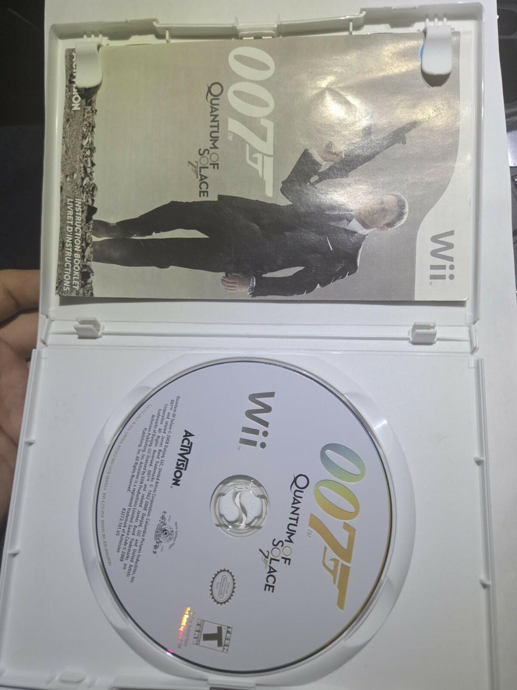 007 Quantum of Solace (Nintendo Wii, 2008) CIB COMPLETE