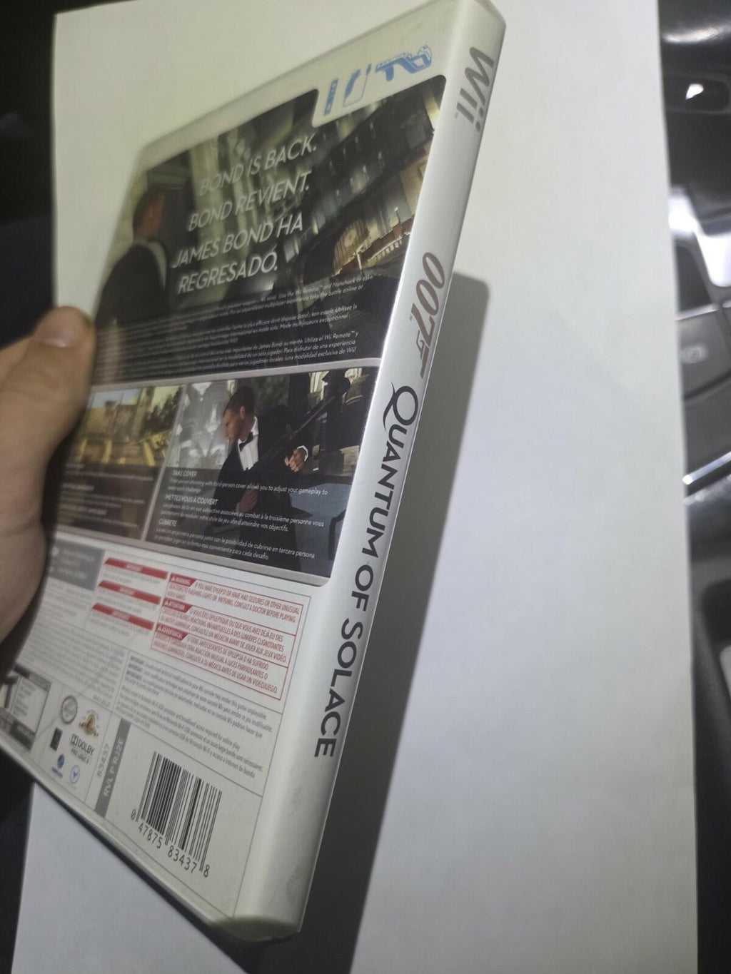 007 Quantum of Solace (Nintendo Wii, 2008) CIB COMPLETE