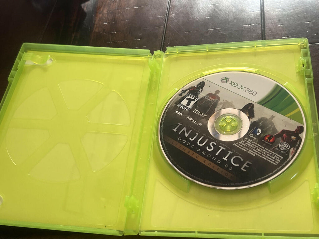 Injustice: Gods Among Us [Ultimate Edition] (Microsoft Xbox 360, 2013) NO MANUAL