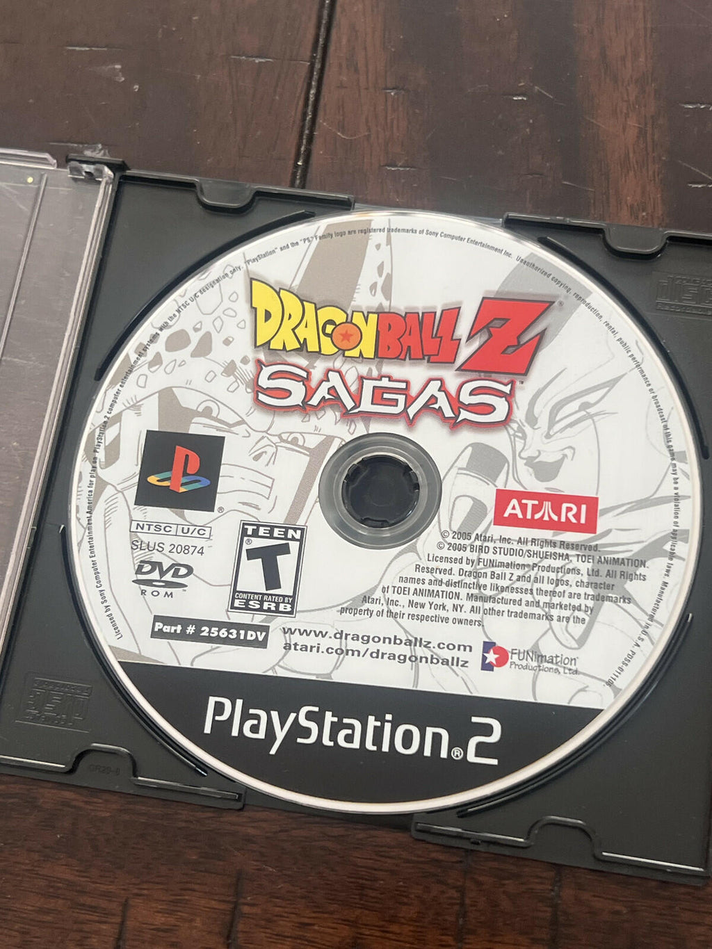 Dragon Ball Z Sagas (Sony Playstation 2 PS2, 2005) DISC ONLY