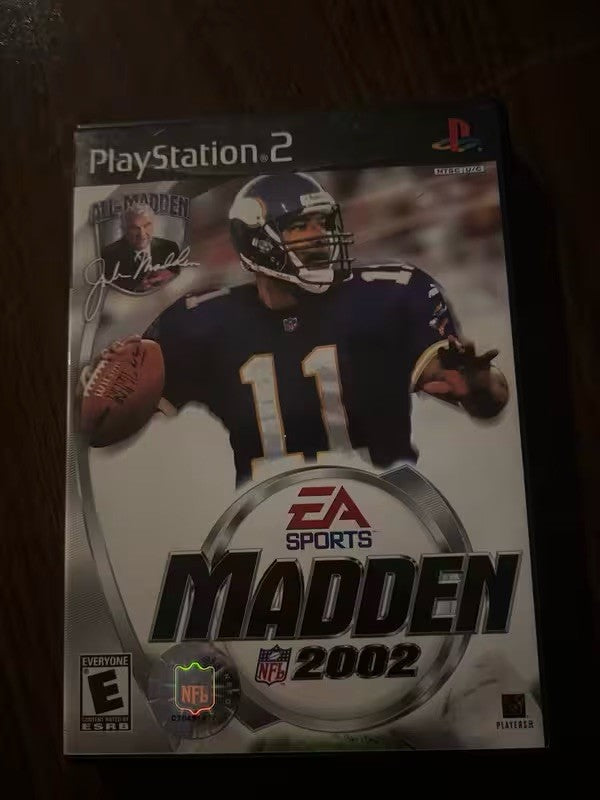 Madden NFL 2002 (Sony Playstation 2 PS2, 2001) CIB COMPLETE