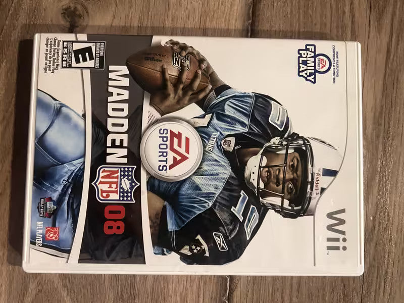 Madden 2008 (Nintendo Wii, 2007) NO MANUAL