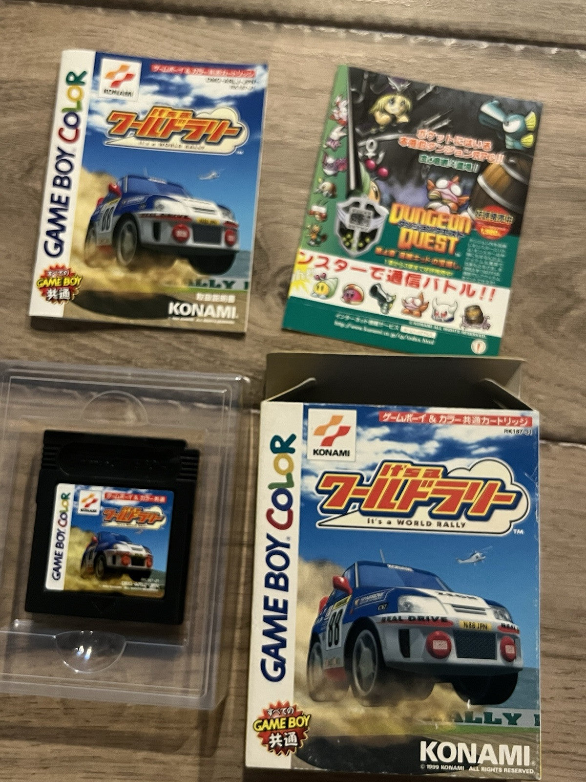 It's a World Rally (Nintendo Game Boy Color, 1999) CIB WITH MANUAL AND INSERTS