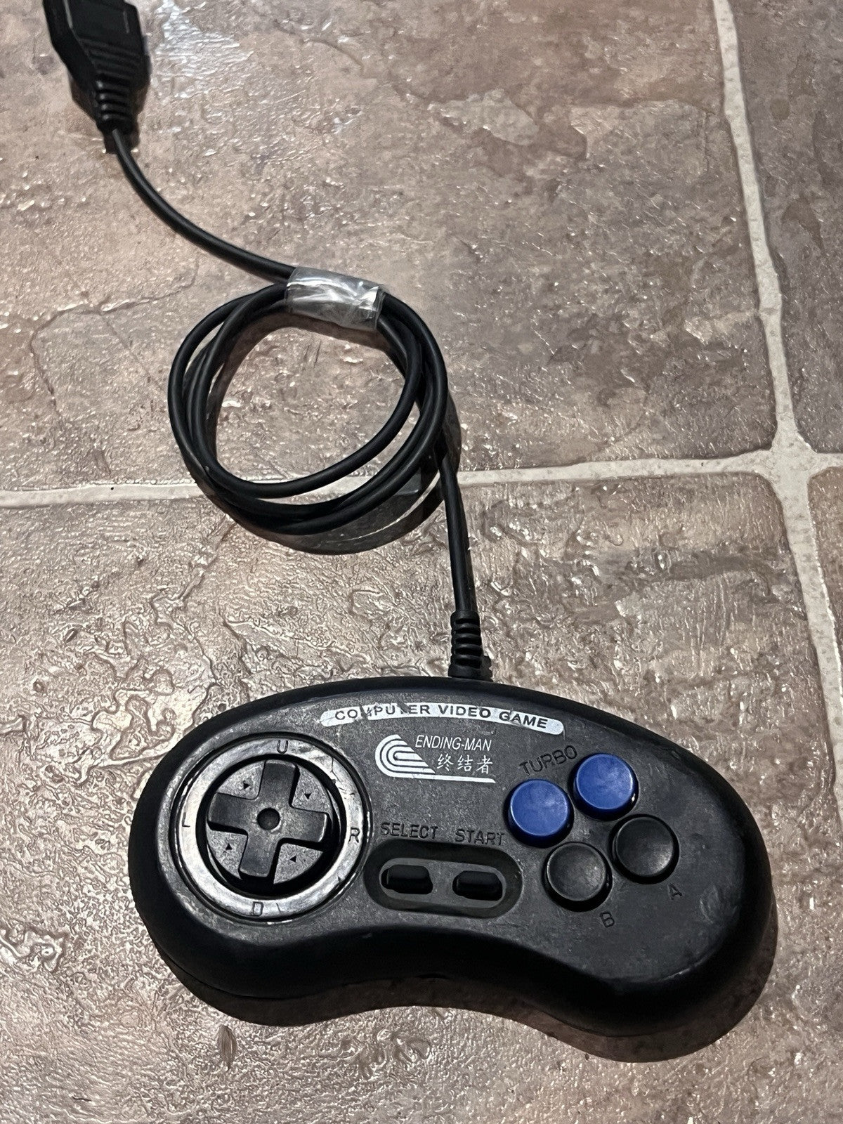 Computer Video Game Ending Man Controller Sega Genesis Clone Console