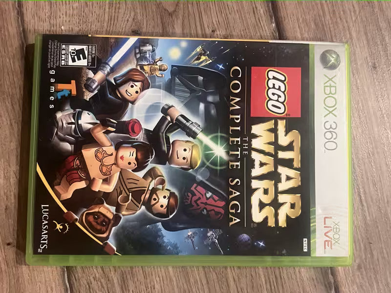 LEGO Star Wars Complete Saga (Microsoft Xbox 360, 2007) CIB