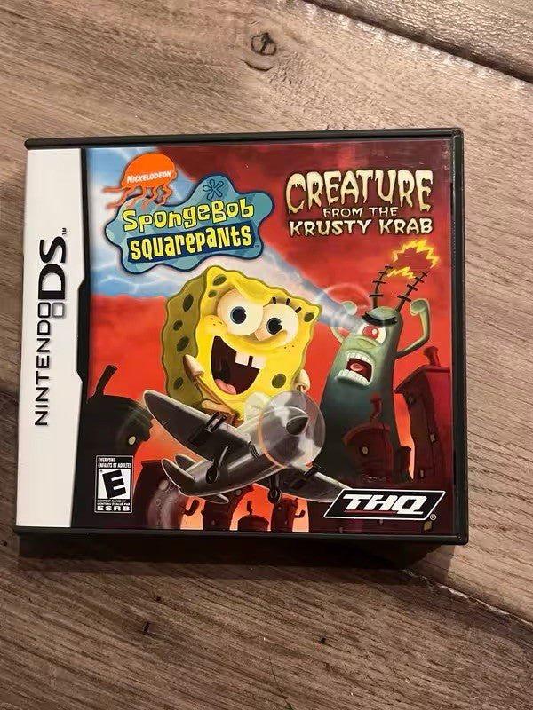 SpongeBob SquarePants Creature from Krusty Krab (Nintendo DS, 2006) CIB