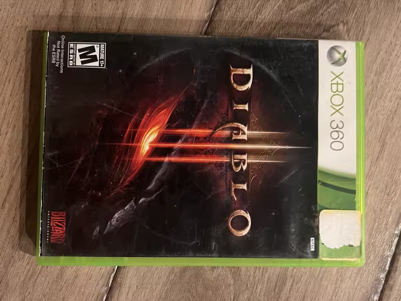 Diablo III (Microsoft Xbox 360, 2013) NO MANUAL