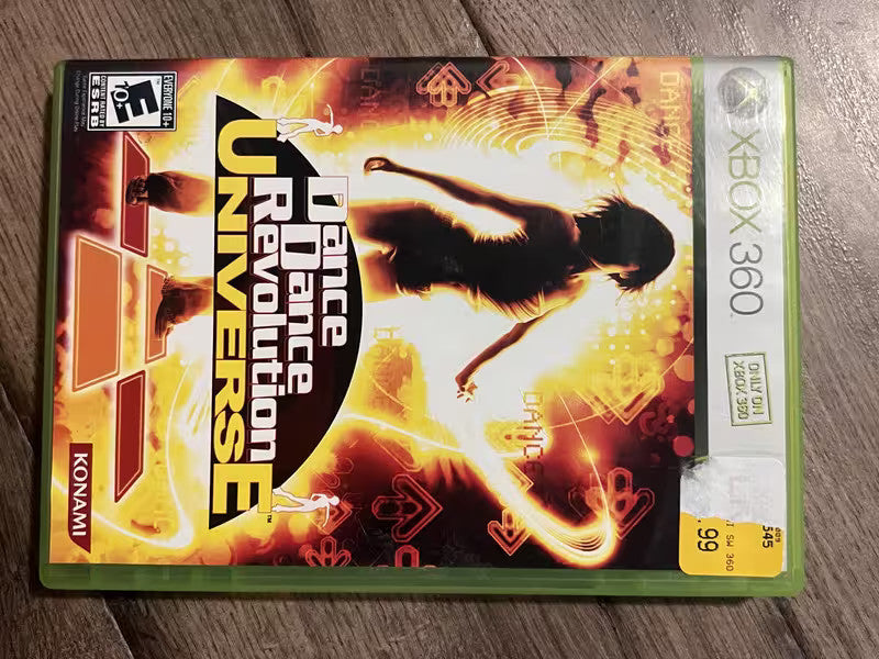 Dance Dance Revolution Universe (Microsoft Xbox 360, 2007) CIB