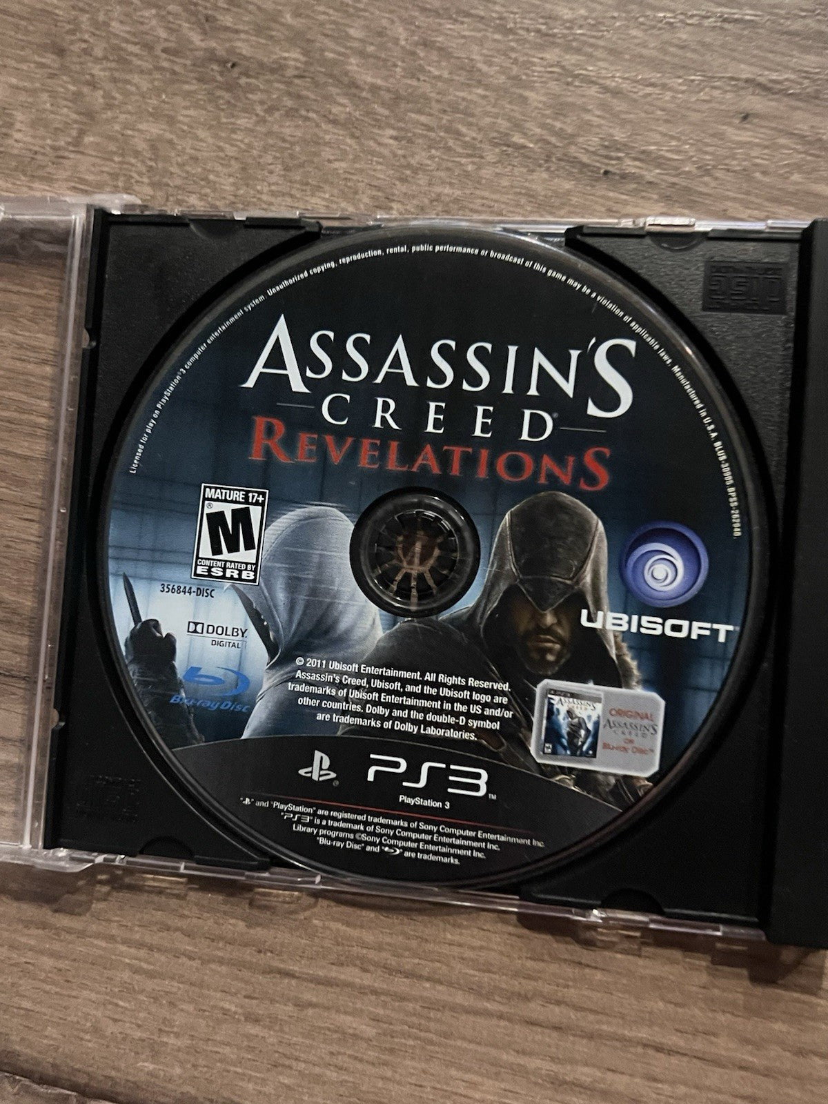 Assassin's Creed: Revelations (Sony Playstation 3 PS3, 2011) DISC ONLY
