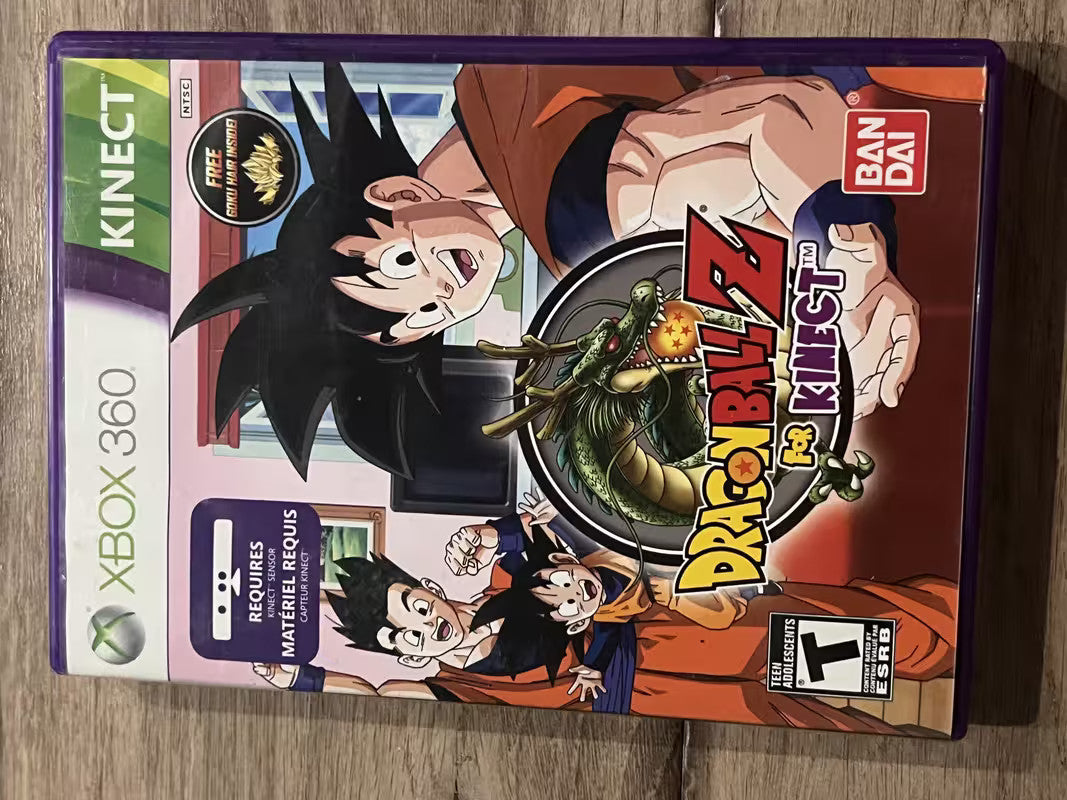 Dragon Ball Z for Kinect (Microsoft Xbox 360, 2012) NO MANUAL