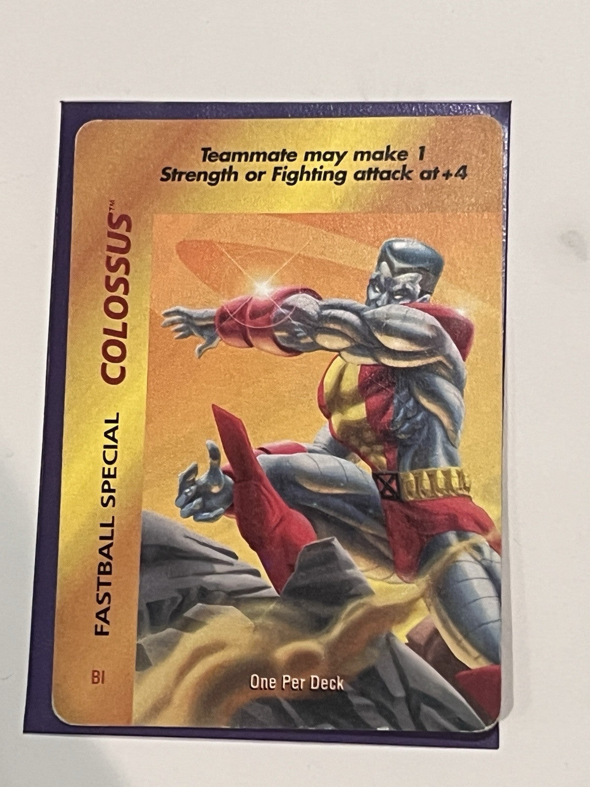 Marvel Overpower Colossus Fastball Special OPD