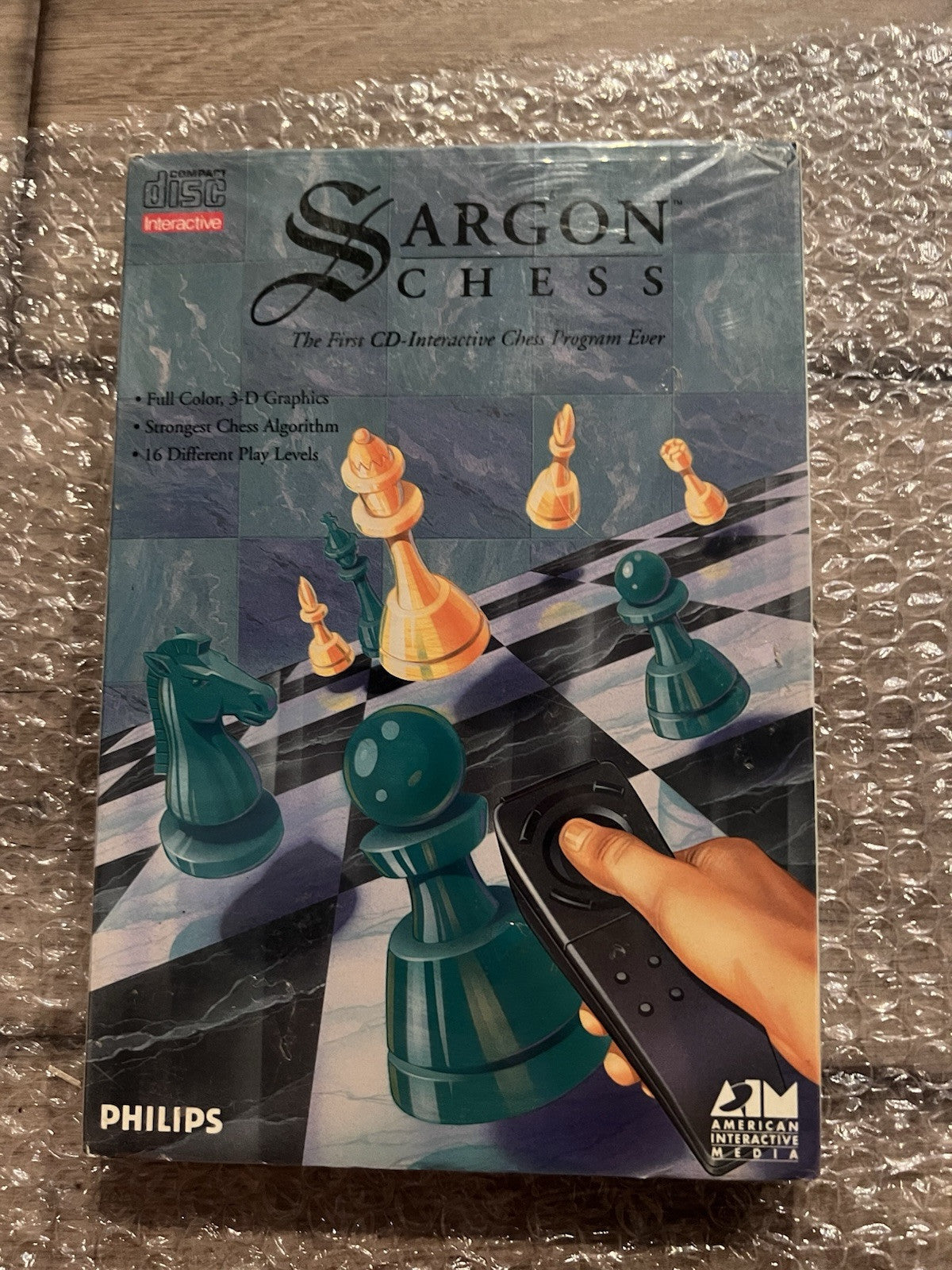 Sargon Chess (Phillips CD-i, 1990) NEW SEALED LONGBOX