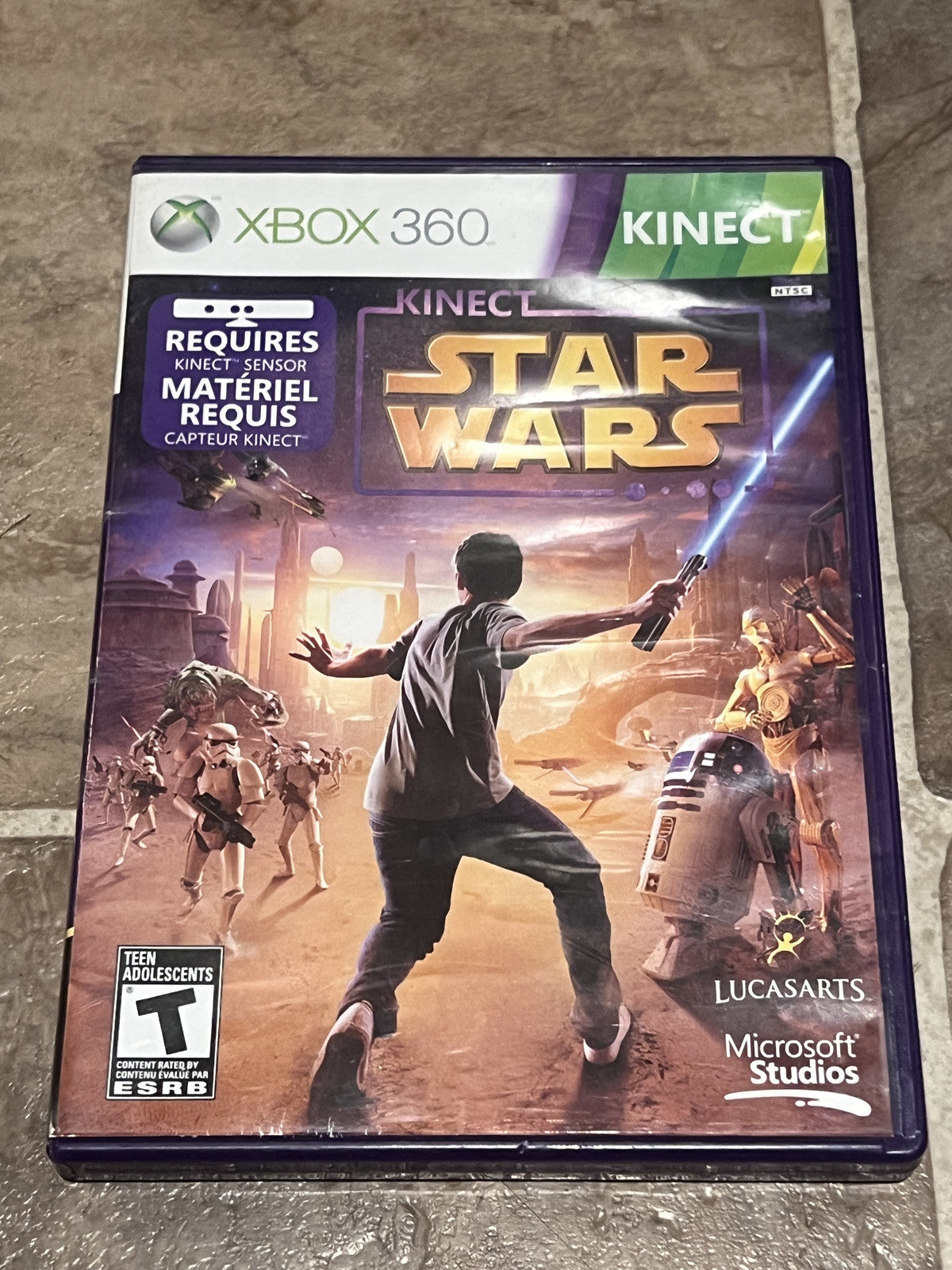 Kinect Star Wars (Microsoft Xbox 360, 2012) NO MANUAL