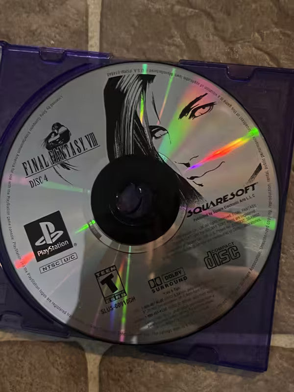 Final Fantasy VIII: Disc 4 Only (Sony Playstation 1 PS1, 1999) DISC ONLY