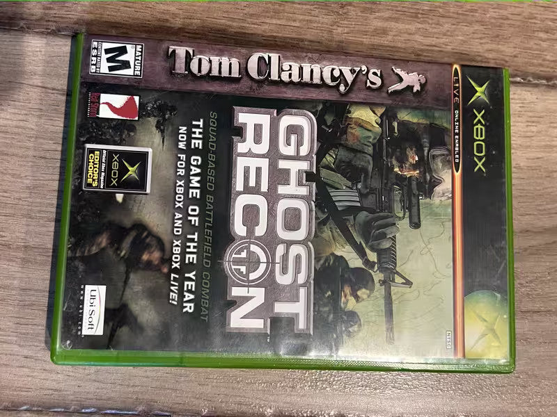 Tom Clancy's Ghost Recon (Microsoft Xbox, 2002) NO MANUAL
