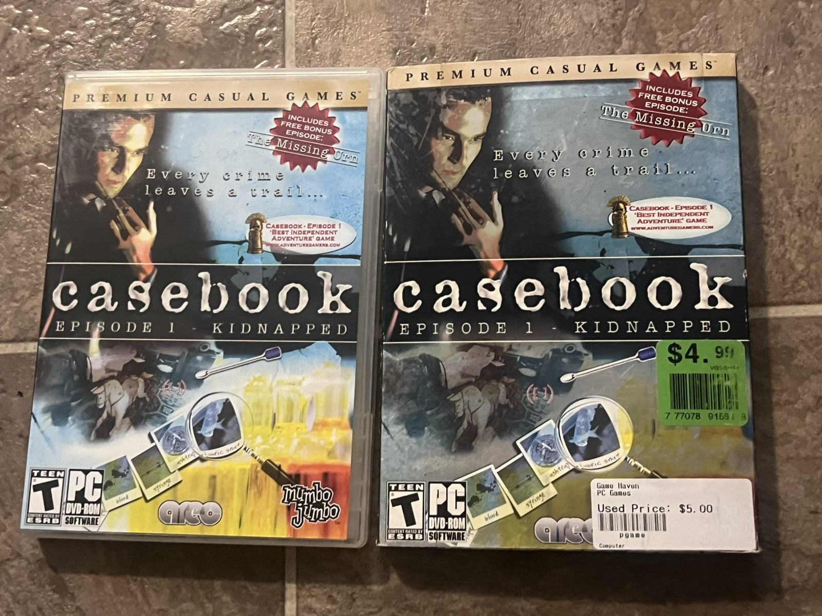 Casebook Episode 1: Kidnapped (PC DVD ROM) CIB WITH SLIP COVER