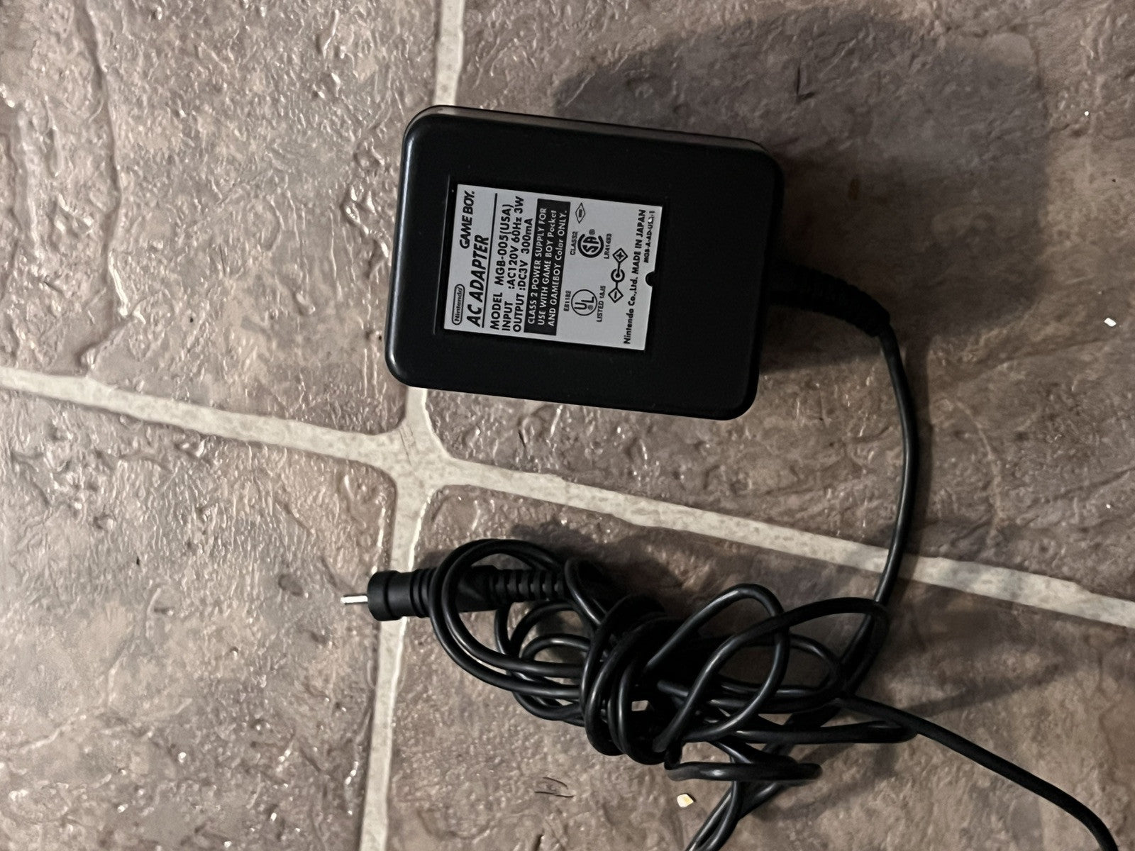 Nintendo Gameboy GB Pocket AC Adapter Official Genuine MGB-005