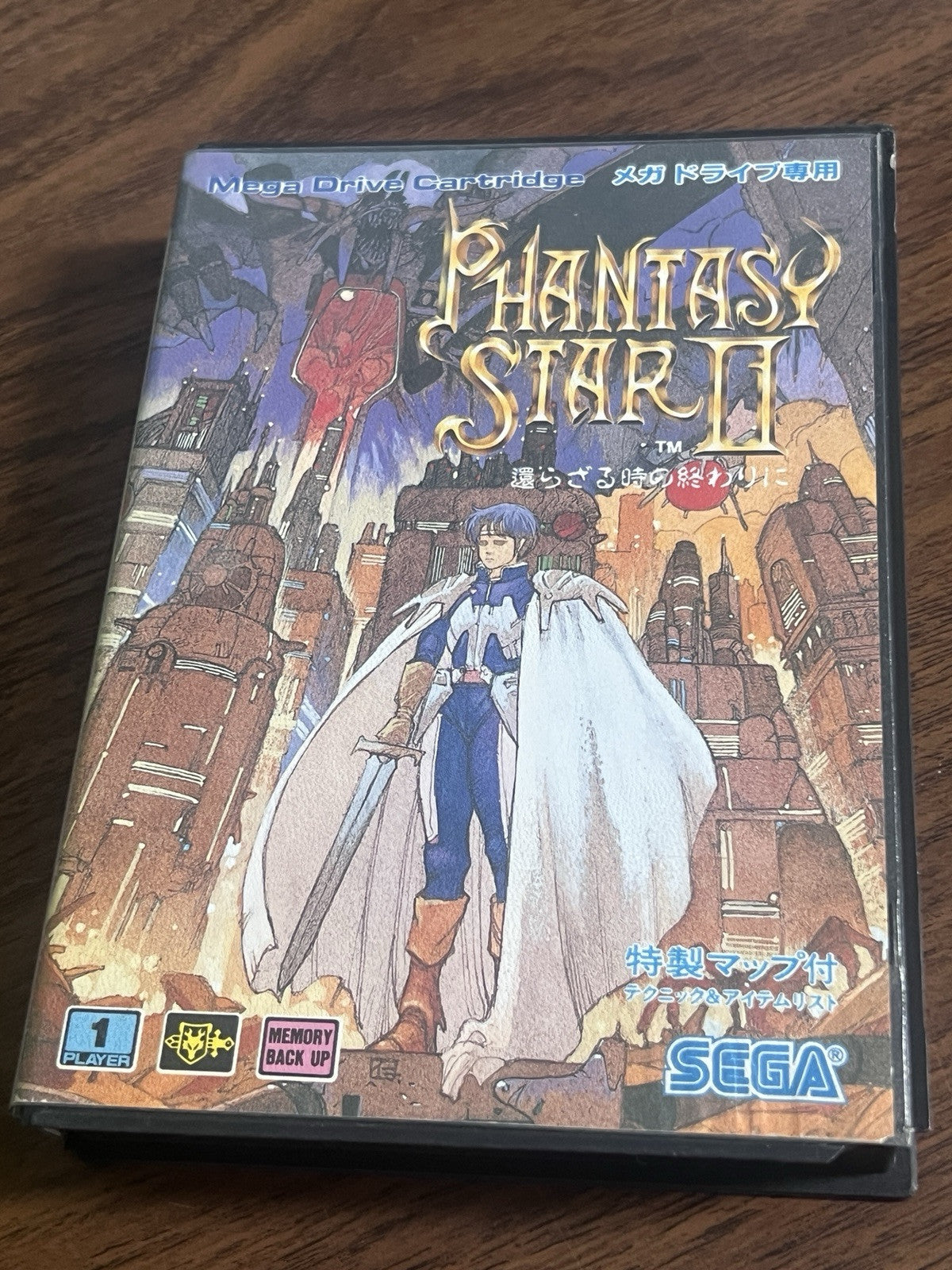 Phantasy Star II 2 (Sega Mega Drive, 1989) NO MANUAL NTSC-Jap