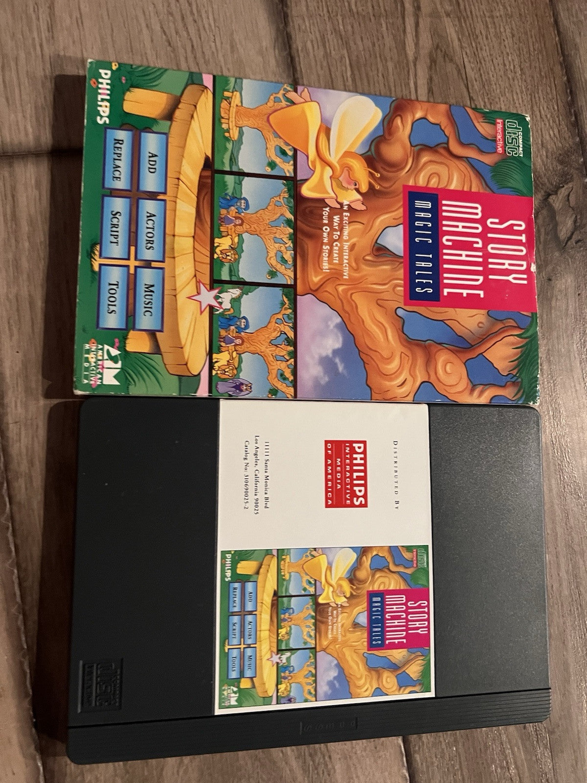 StoryMachine: Magic Tales (Phillips CD-i, 1991) CIB LONGBOX