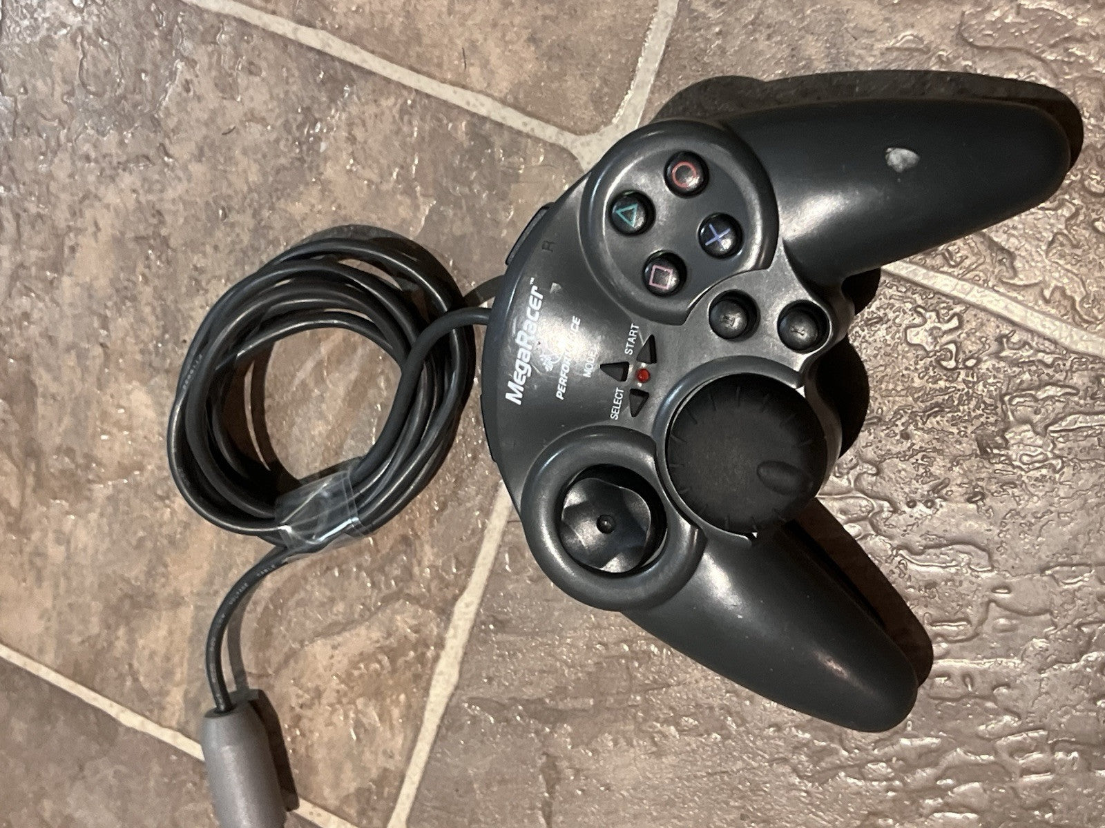Mega Racer Steering Racing Wheel Controller Playstation 1 PS1