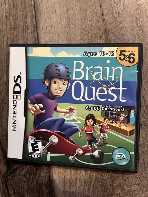 Brain Quest Grades 5 & 6 (Nintendo DS, 2008) CIB COMPLETE