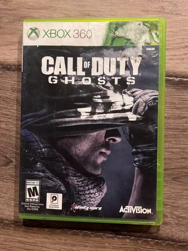 Call of Duty Ghosts (Microsoft Xbox 360, 2013) NO MANUAL