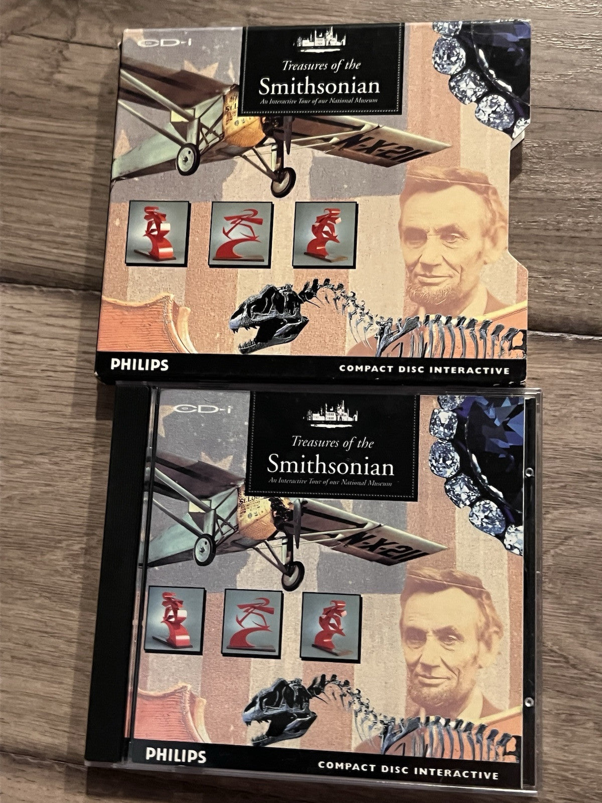 Treasures of the Smithsonian (Phillips CD-i, 1990) CIB