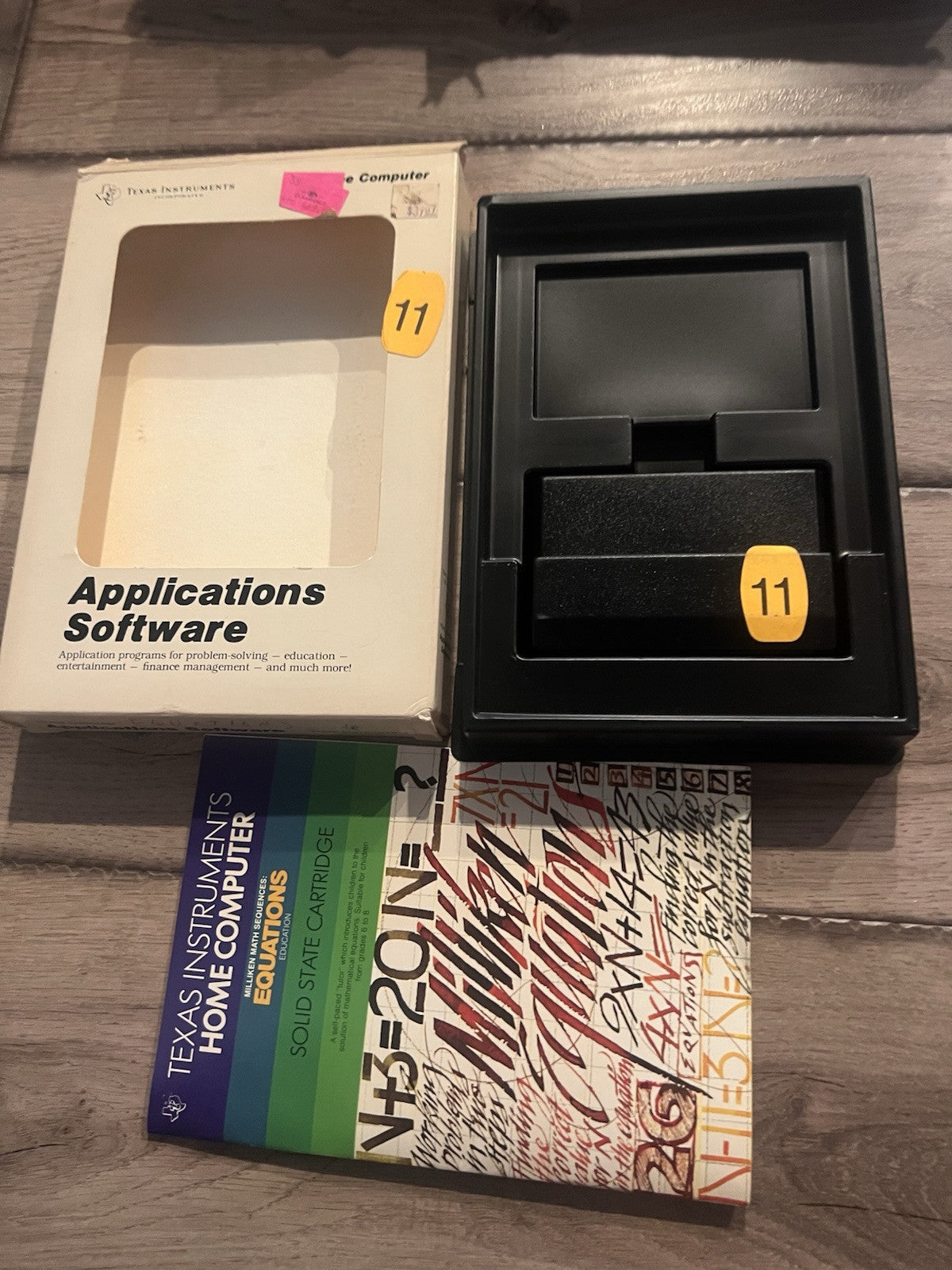 Equations (TI-99/4a Texas Instruments Home Computer, 1982) CIB