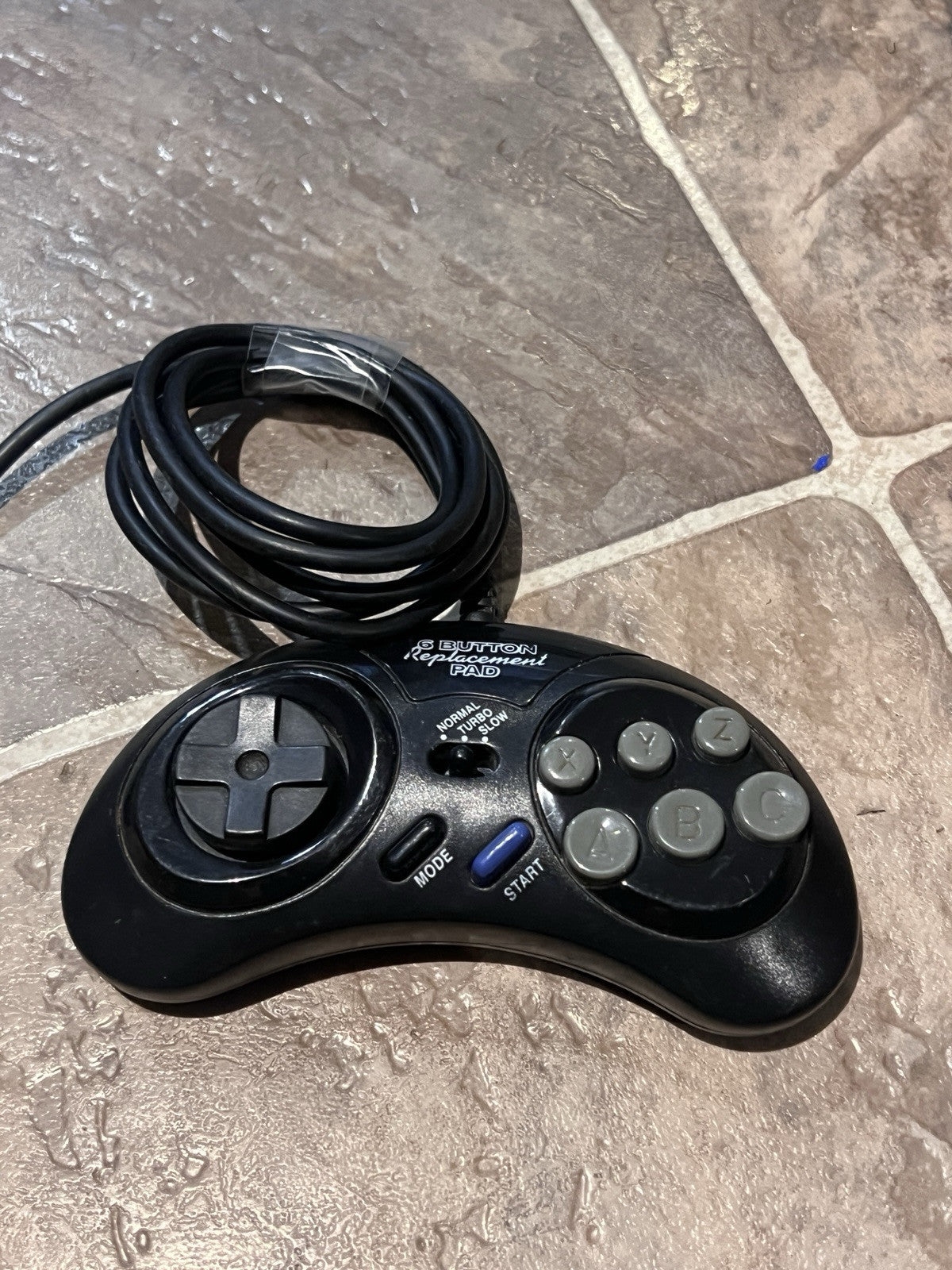 Sega Genesis 6 Button Replacement Pad Turbo Controller