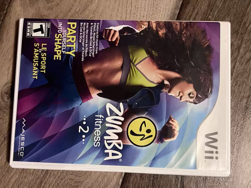 Zumba Fitness 2 (Nintendo Wii, 2011) NO MANUAL