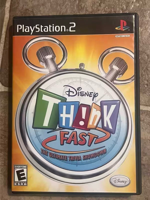 Think Fast (Sony Playstation 2 PS2, 2008) CIB COMPLETE
