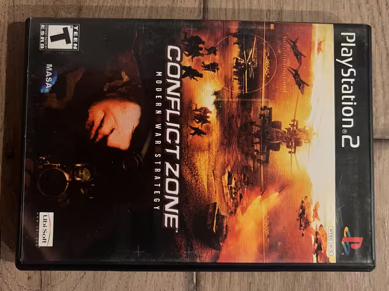 Conflict Zone Modern War Strategy (Sony Playstation 2, 2002) CIB