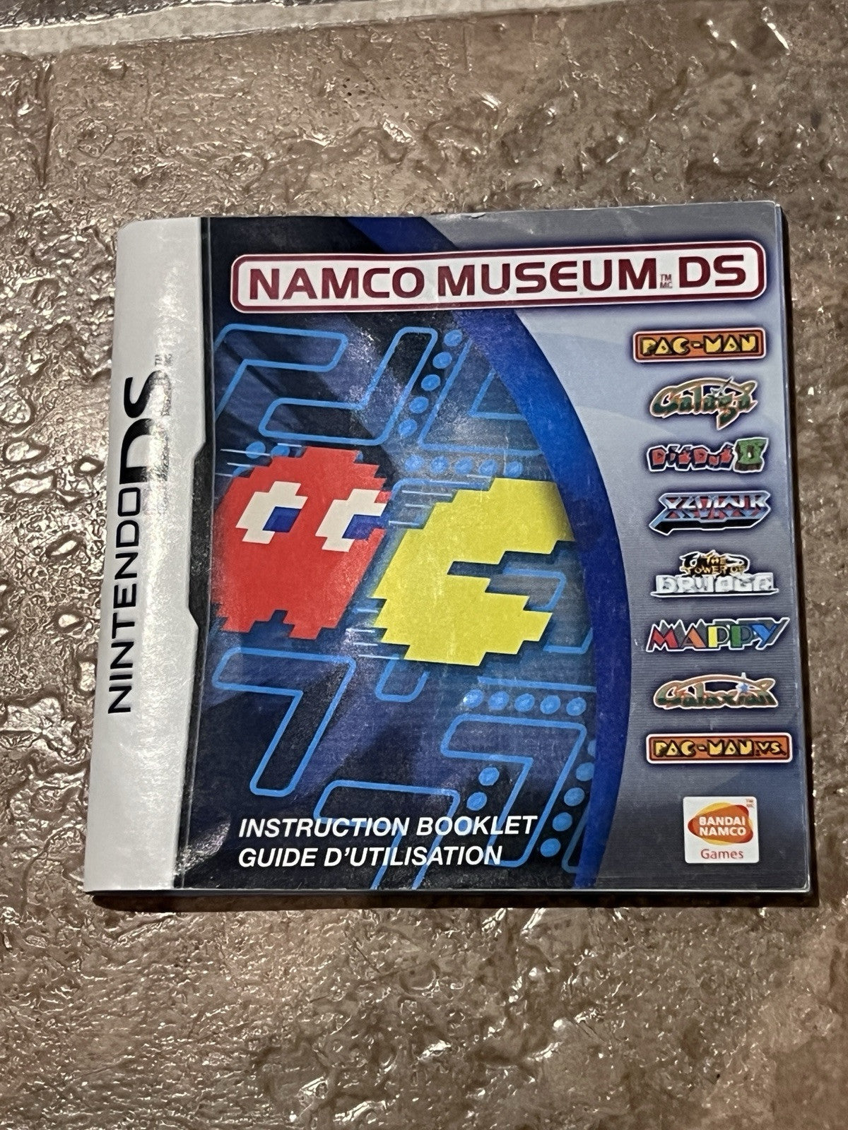 Namco Museum DS (Nintendo DS, 2007) MANUAL ONLY