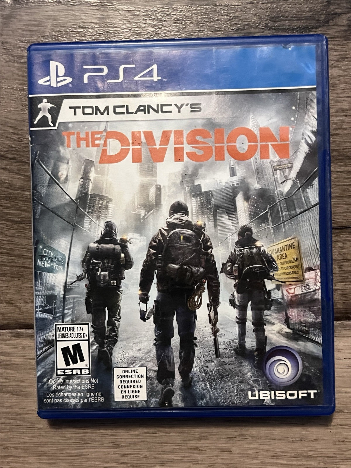 Tom Clancy's The Division (PlayStation 4, 2016) NO MANUAL