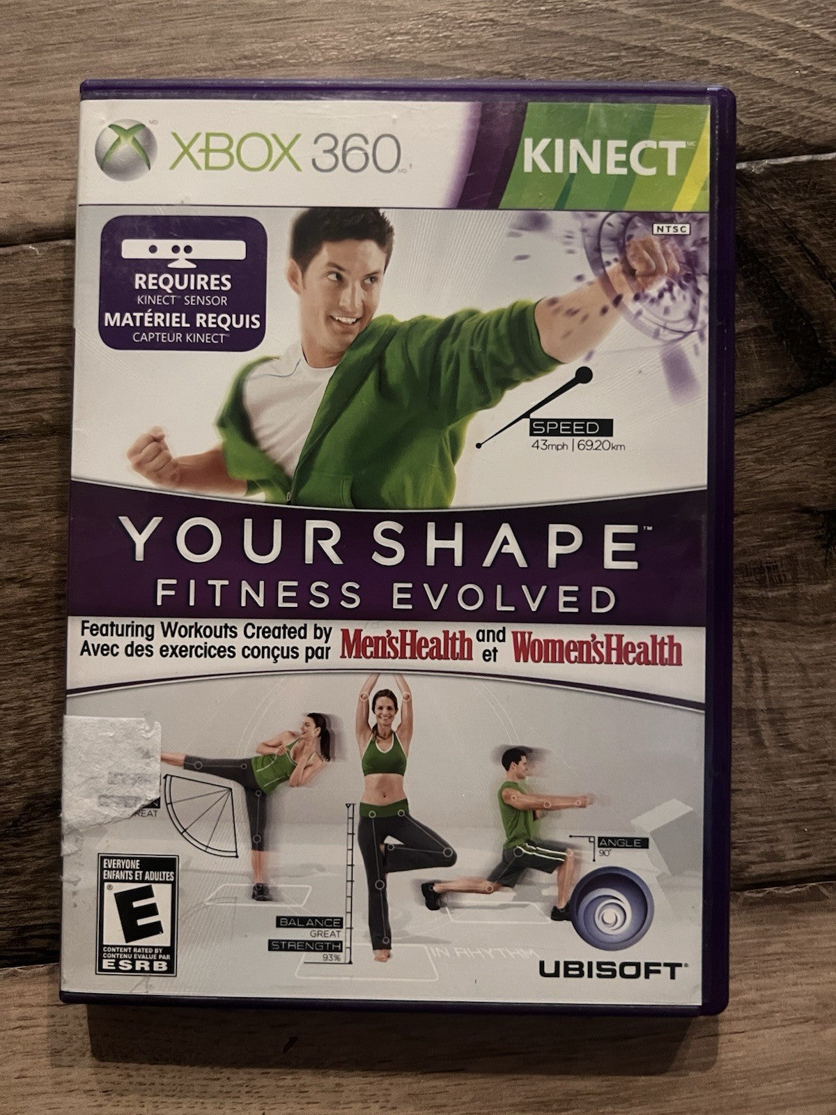 Your Shape: Fitness Evolved (Microsoft Xbox 360, 2010) CIB