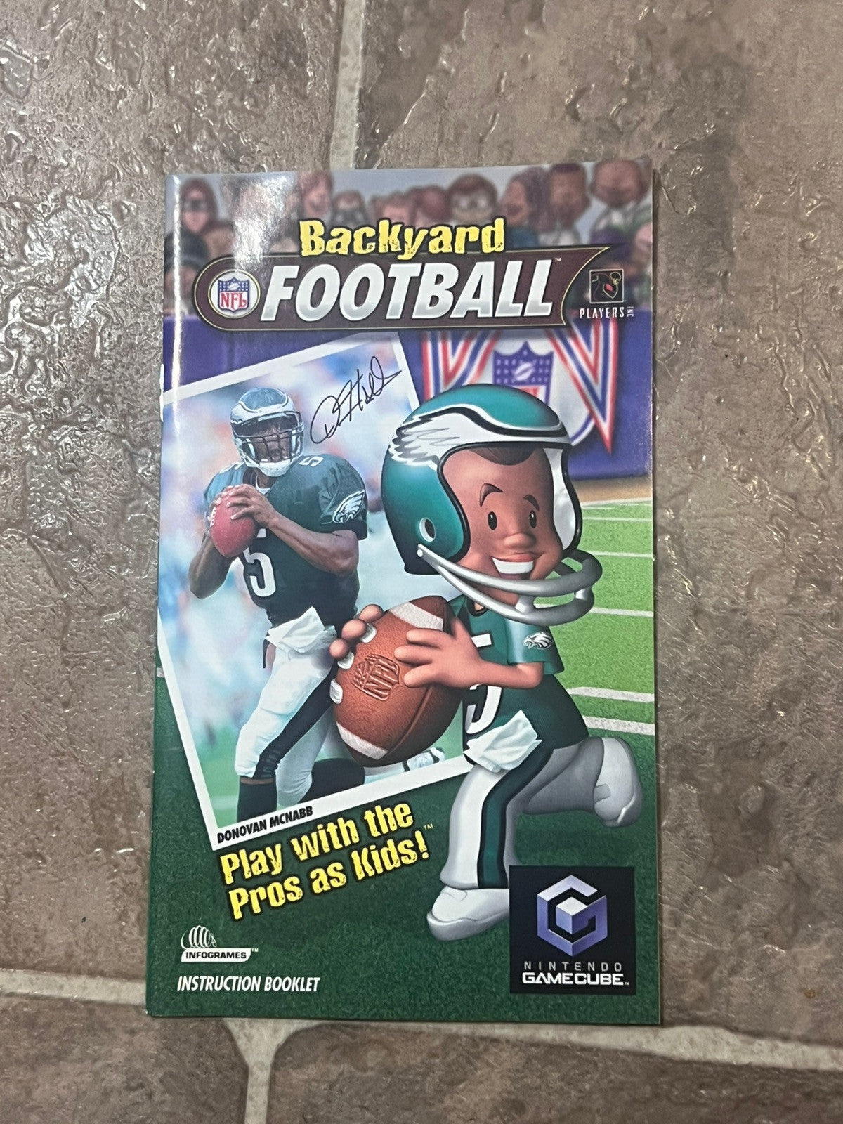Backyard Football (Nintendo Gamecube, 2002) MANUAL ONLY OEM