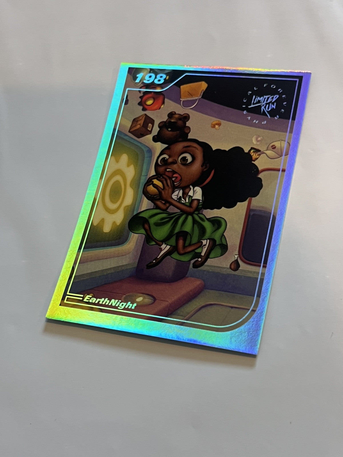 EarthNight Limited Run Games Silver Trading Card #198