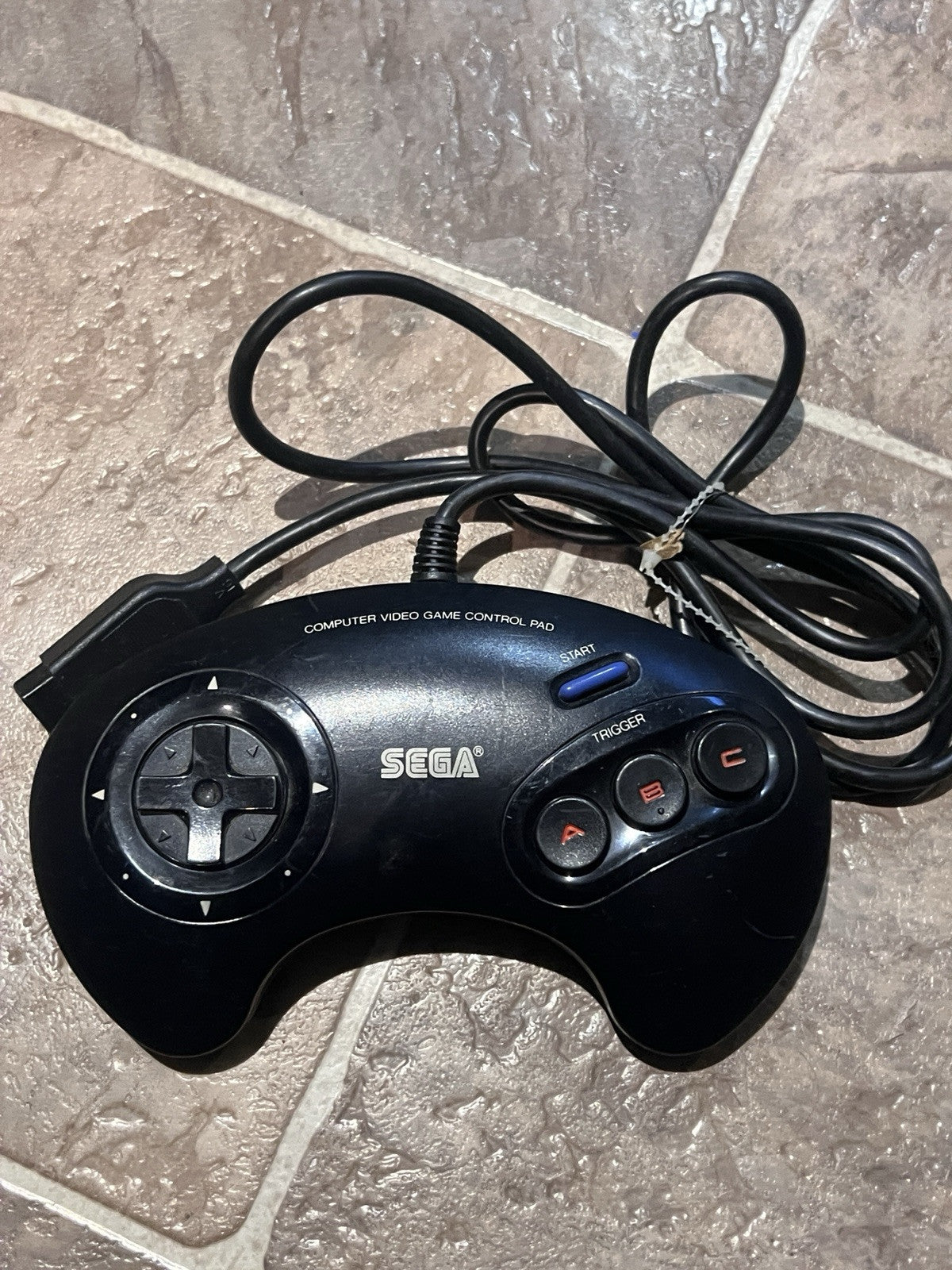 SEGA Mega Drive Official Control Pad SJ-3500 Used Japanese Controller