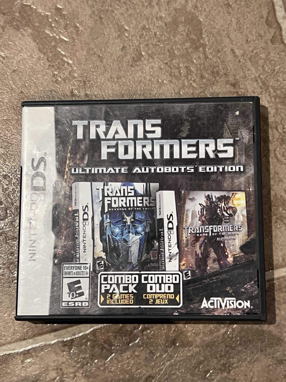 Transformers Ultimate Autobots Edition (Nintendo DS, 2013) CASE + MANUAL ONLY